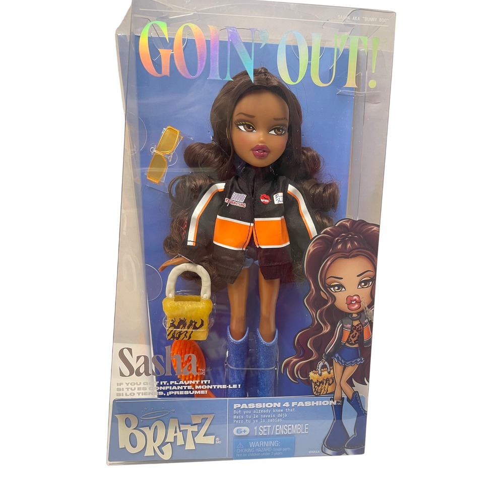 Bratz Passion 4 Fashion Sasha Goin Out Bunny Boo Doll New in Box MGA